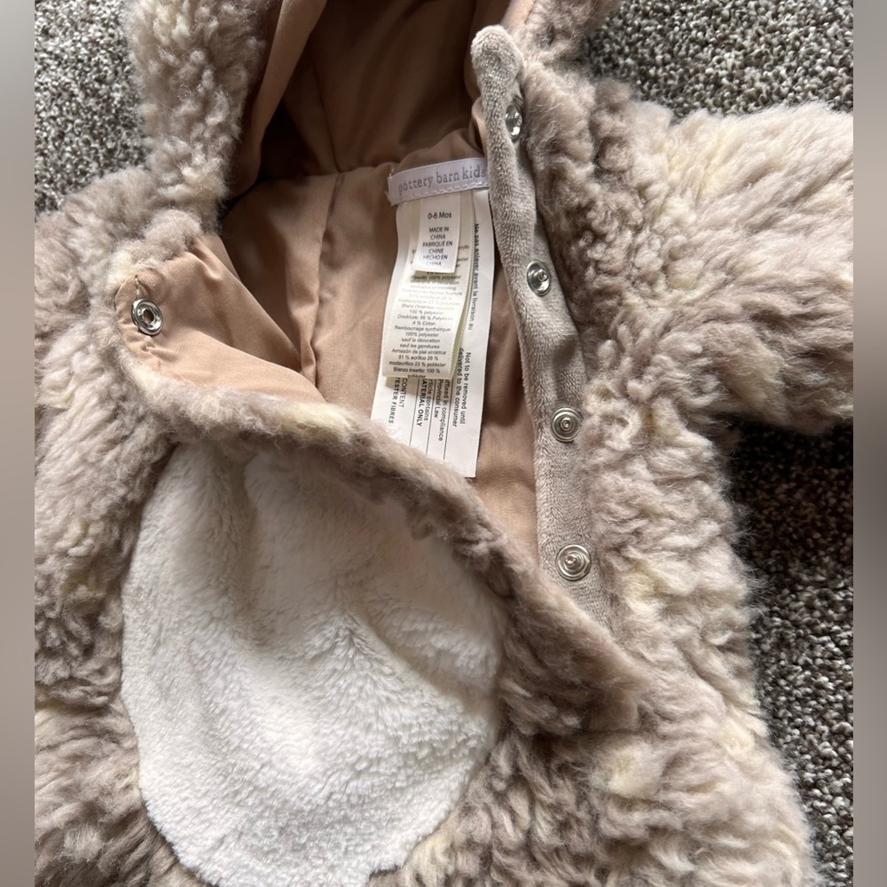 Pottery barn deer costume baby 0-3 months - Picture 3 of 6